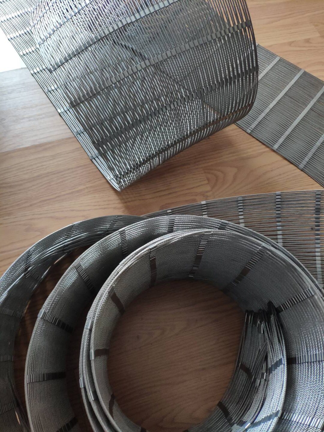 Mesh roll for shipping