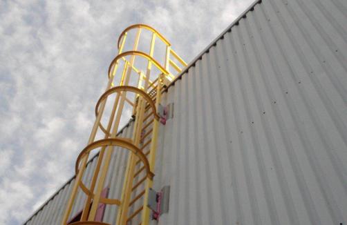 FRP Cage Ladder Installation