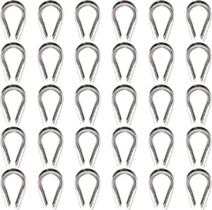 Stainless Steel Thimbles — Wire Rope Protection & Cable Loops